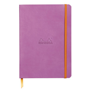 Rhodia Softcover Notebook - A5 - Lilac - Dotted